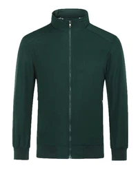 Allthemen Bomberjacke mit Stehkragen Dunkelgrün/Grün