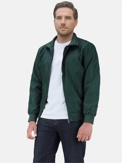 Allthemen Bomberjacke mit Stehkragen Dunkelgrün/Grün Allthemen Bomberjacke mit Stehkragen Dunkelgrün/Grün