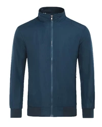 Allthemen Bomberjacke mit Stehkragen Dunkelblau