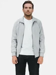 Allthemen Bomberjacke mit Stehkragen Grau/Hellgrau