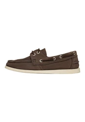 Henry Stevens Elia M DS Freizeitschuh Bootsschuh Herren Halbschuh Dunkelbraun/Braun/Khaki