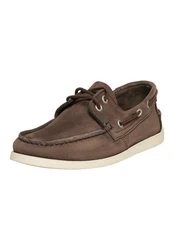 Henry Stevens Elia M DS Freizeitschuh Bootsschuh Herren Halbschuh Dunkelbraun/Braun/Khaki