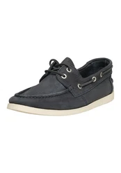Henry Stevens Elia M DS Freizeitschuh Bootsschuh Herren Halbschuh Schwarz/Dunkelblau/Creme/Blau