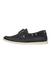 Henry Stevens Elia M DS Freizeitschuh Bootsschuh Herren Halbschuh Schwarz/Dunkelblau/Creme/Blau