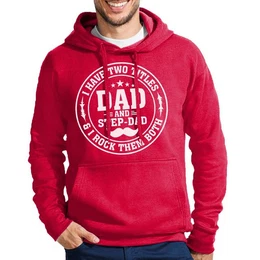 Hoodie Herren Stap Dad Stiefvater Papa Vater Tag Pullover mit Kapuze