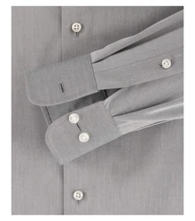 CASAMODA Langarmhemd Kent Comfort Fit NOS Grau/Dunkelgrau/Hellgrau