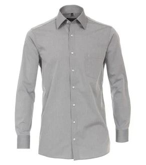 CASAMODA Langarmhemd Kent Comfort Fit NOS Grau/Dunkelgrau/Hellgrau