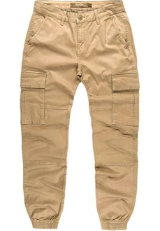 Amaci&Sons Chinohose PLANO Cargo Jogger-Chino Herren Jeans Hose Khaki/Braun/Beige