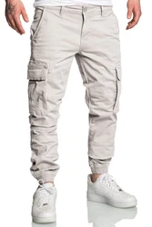 Amaci&Sons Chinohose PLANO Cargo Jogger-Chino Herren Jeans Hose Khaki