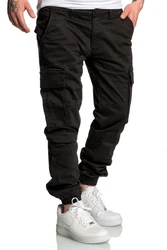 Amaci&Sons Chinohose PLANO Cargo Jogger-Chino Herren Jeans Hose Khaki/Schwarz/Dunkelgrün/Dunkelgrau