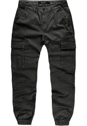 Amaci&Sons Chinohose PLANO Cargo Jogger-Chino Herren Jeans Hose Khaki/Schwarz/Dunkelgrün/Dunkelgrau