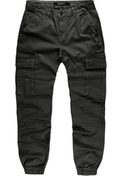 Amaci&Sons Chinohose PLANO Cargo Jogger-Chino Herren Jeans Hose Khaki/Schwarz/Dunkelgrün/Dunkelgrau