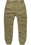 Amaci&Sons Chinohose PLANO Cargo Jogger-Chino Herren Jeans Hose Khaki/Dunkelgrün/Braun