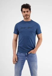 LERROS T-Shirt Ahead & Above Hellblau/Dunkelblau/Pastell/Blau