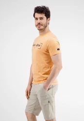 LERROS T-Shirt Ahead & Above Orange/Braun/Beige/Gelb