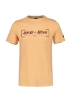 LERROS T-Shirt Ahead & Above Orange/Braun/Beige/Gelb