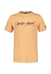 LERROS T-Shirt Ahead & Above Orange/Braun/Beige/Gelb