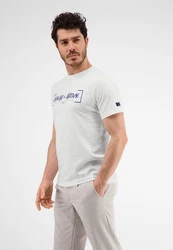 LERROS T-Shirt Ahead & Above Weiß/Dunkelblau/Beige/Khaki/Grau/Gelb/Creme