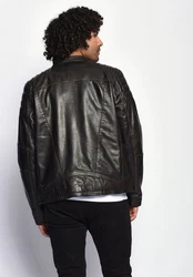 MUSTANG Lederjacke Whyte Dunkelgrün