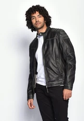 MUSTANG Lederjacke Whyte Schwarz