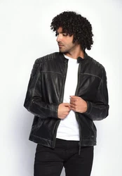 MUSTANG Lederjacke Whyte Schwarz