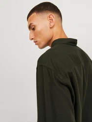 JACK & JONES Hemd 'Gingham' tanne