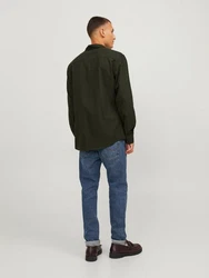 JACK & JONES Hemd 'Gingham' tanne