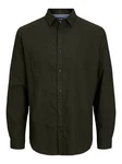 JACK & JONES Hemd 'Gingham' tanne