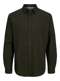 Langarmhemd JJEGINGHAM TWILL SHIRT L/S NOOS
