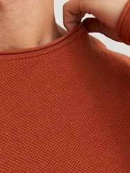 Jack & Jones Rundhalspullover JJEHILL KNIT CREW NECK NOOS 