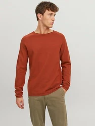 Jack & Jones Rundhalspullover JJEHILL KNIT CREW NECK NOOS 