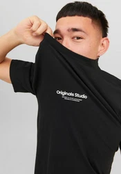 Jack & Jones T-Shirt JORVESTERBRO Schwarz/Beige