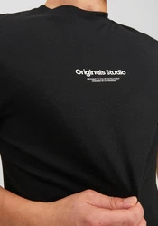 Jack & Jones T-Shirt JORVESTERBRO Schwarz/Beige