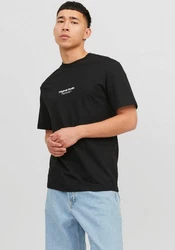 Jack & Jones T-Shirt JORVESTERBRO Schwarz/Beige