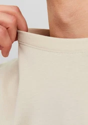 Jack & Jones T-Shirt JORVESTERBRO beige/schwarz