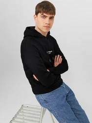 JACK & JONES Sweatshirt Hoodie JORVesterbro schwarz / wei