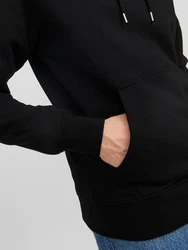 JACK & JONES Sweatshirt Hoodie JORVesterbro schwarz / wei