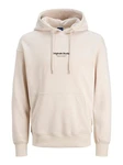 JACK & JONES Sweatshirt Hoodie JORVesterbro Beige/Khaki/Braun