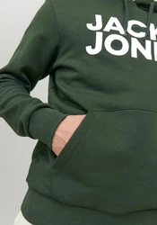 Jack & Jones Sweatshirt JJECORP LOGO SWEAT HOOD (3478) Mountain View Reg/Large Print (12152840)