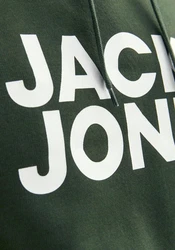 Jack & Jones Sweatshirt JJECORP LOGO SWEAT HOOD (3478) Mountain View Reg/Large Print (12152840)