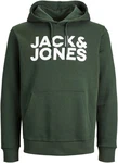 Jack & Jones Sweatshirt JJECORP LOGO SWEAT HOOD (3478) Mountain View Reg/Large Print (12152840)