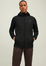 Jack & Jones Blouson Softshell Stepp Jacke mit Kapuze JJEMULTI 