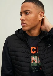 Jack & Jones Blouson Softshell Stepp Jacke mit Kapuze JJEMULTI 
