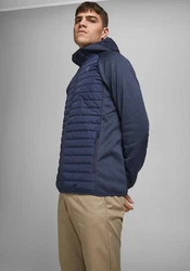 Jack & Jones Blouson Softshell Stepp Jacke mit Kapuze JJEMULTI 