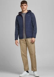 Jack & Jones Blouson Softshell Stepp Jacke mit Kapuze JJEMULTI 