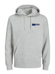Jack & Jones Sweatshirt JJECORP LOGO SWEAT HOOD PLAY NOOS Grau/Hellgrau/Silber Jack & Jones Sweatshirt JJECORP LOGO SWEAT HOOD PLAY NOOS Grau/Hellgrau/Silber