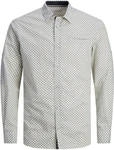 JACK & JONES Hemd Remy Khaki/Grau/Weiß/Hellgrau/Beige/Creme