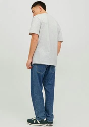 JACK & JONES T-Shirt JJEJOSH TEE SS CREW NECK NOOS Grau/Khaki/Hellblau/Schwarz/Braun