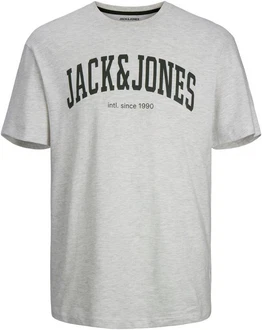 JACK & JONES T-Shirt JJEJOSH TEE SS CREW NECK NOOS Grau/Khaki/Hellblau/Schwarz/Braun