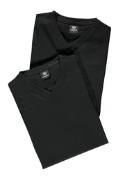 T-Shirt V-Neck Doppelpack T-Shirt in Premium Baumwollqualitt